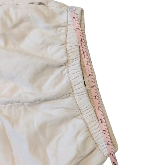 Levavi Varsity Club Made in USA Cotton Sweatpants Medium Bone - Picture 6 of 14